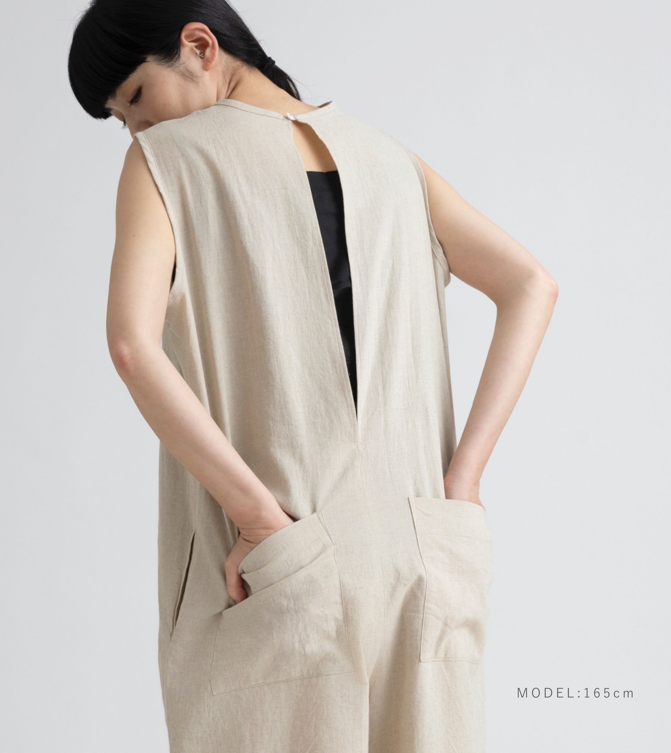 ローブブラン　オールインワン ラッフルスリーブオールインワン-short & regular | 小柄・低身長女性